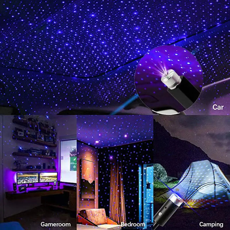 Starry Car Roof Night Light