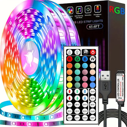 Vibrant LED Strip Lights with Remote