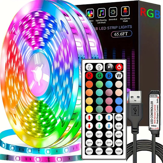 Vibrant LED Strip Lights with Remote