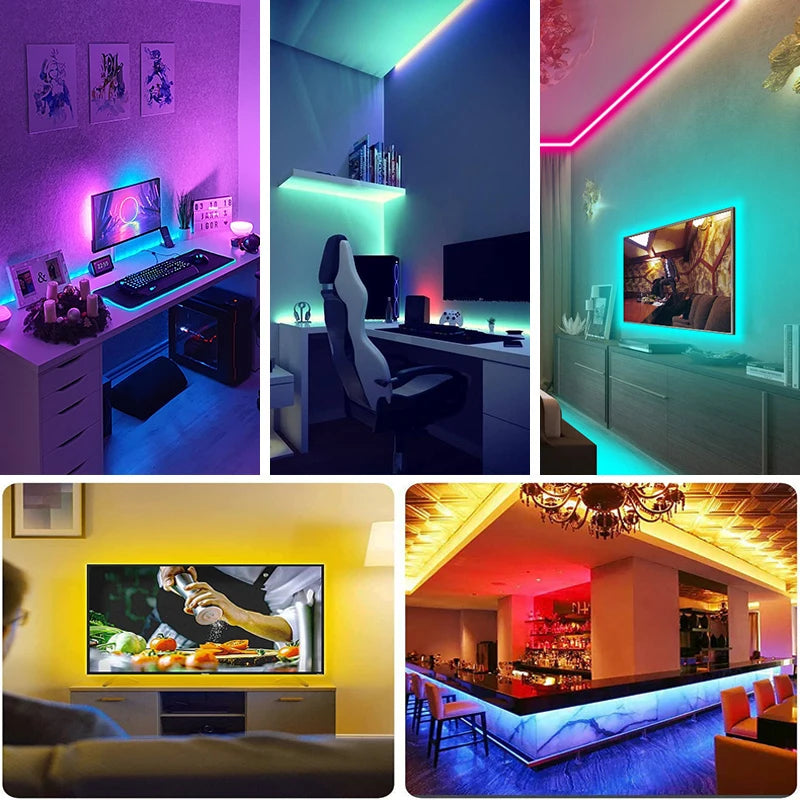 Vibrant LED Strip Lights with Remote