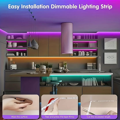 Vibrant LED Strip Lights with Remote